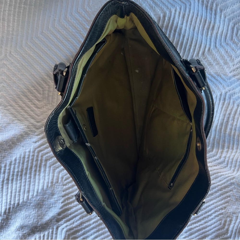 Antonio Melani Leather Purse Black Used Conditon - Picture 6 of 7